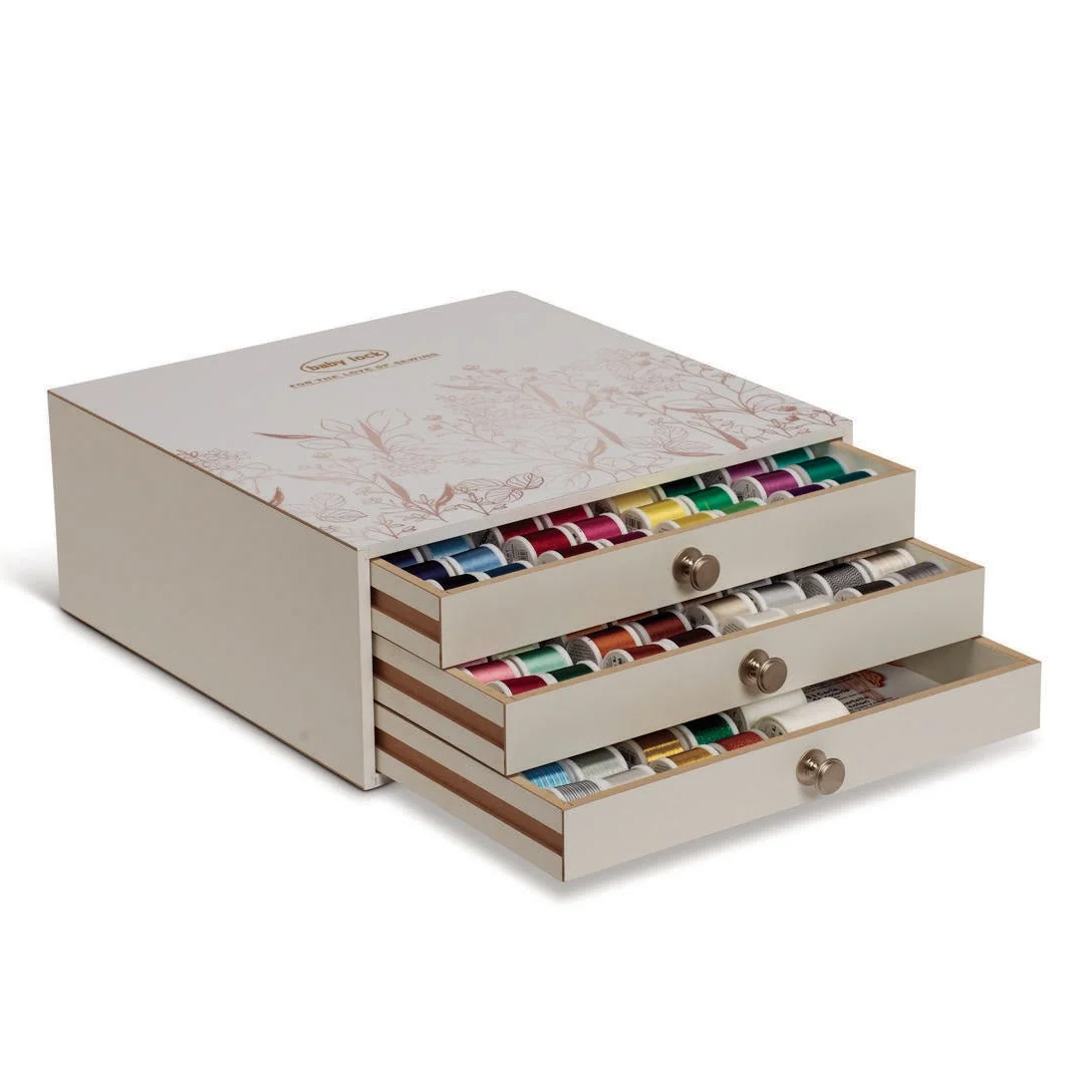 Baby Lock Madeira Rayon Embroidery Thread Chest with 194 Spools Baby Lock Madeira Rayon Embroidery Thread Chest with 194 Spools
