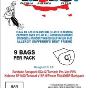 BV-2 backpack bags (9 pack)