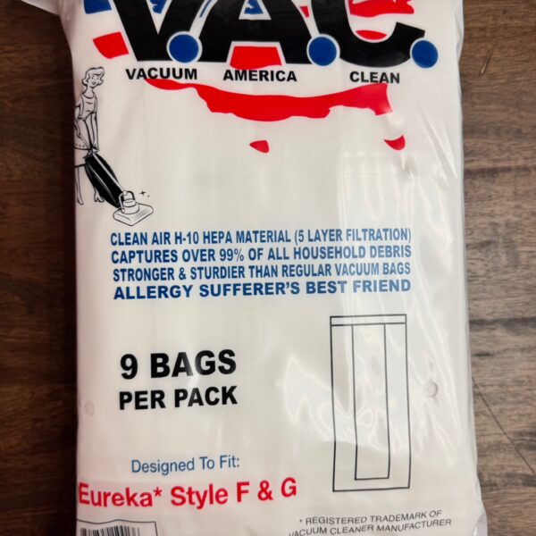 EUREKA F&G HEPA BAGS 9PK