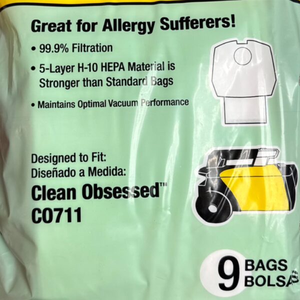 PERFECT VAC C105 BAGS 9CT