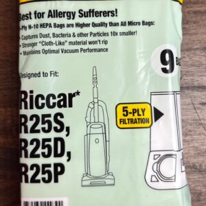 RICCAR BAGS HEPA R25 9PK