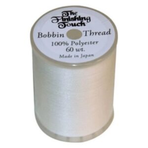 Finishing Touch White Bobbin Thread 100% Poly 60wt (white)