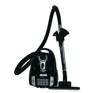 Titan T1400 Compact HEPA Bagged Canister Vacuum with Cord Rewind