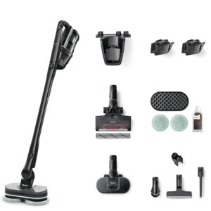 Miele Triflex HX3 Plus Aqua Cordless Vacuum & Mop, Obsidian Black